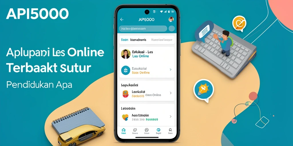 Tampilan antarmuka API5000 yang intuitif dan menarik.