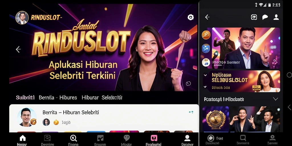 Tampilan antarmuka RINDUSLOT yang modern dan informatif.